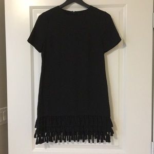 Aqua crew neck dress